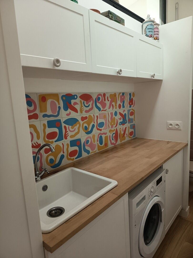 cement tile backsplash colorful geometric retro bsm7 cesar bazaar — carreaux de ciment