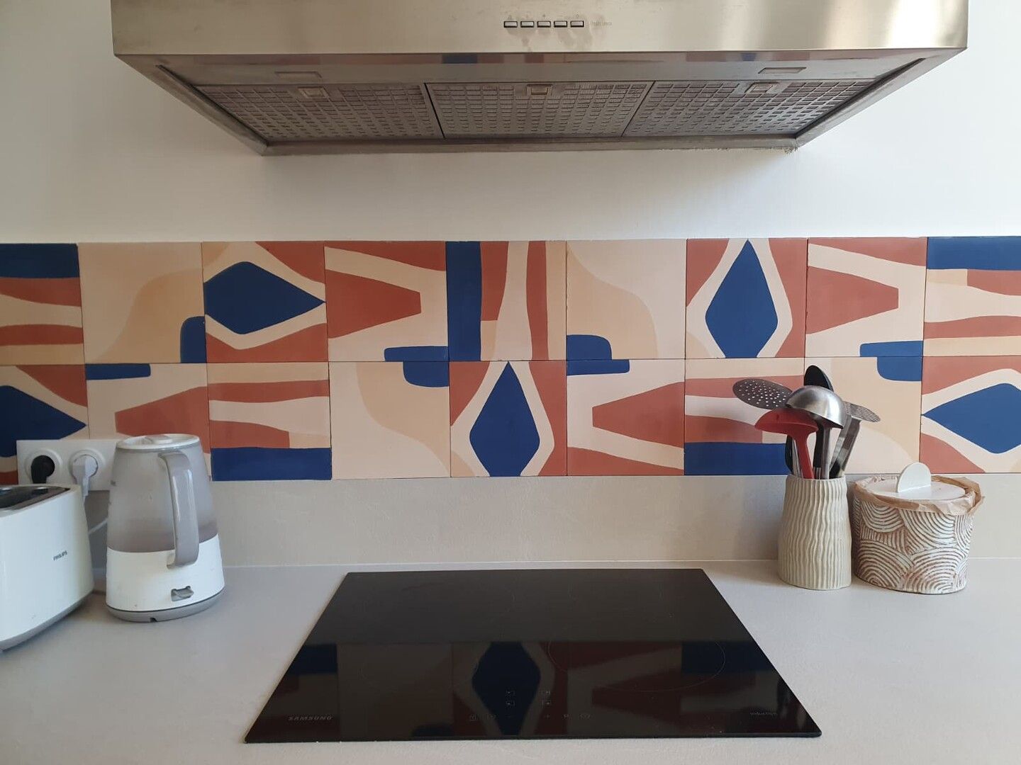 cement tile backsplash geometric retro bold ceramic 052g cesar bazaar — carreaux de ciment